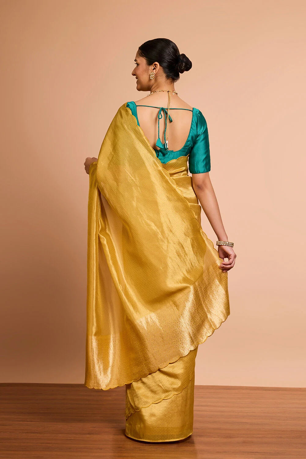 Elegant Yellow Party Wear Saree with Festive Glamour