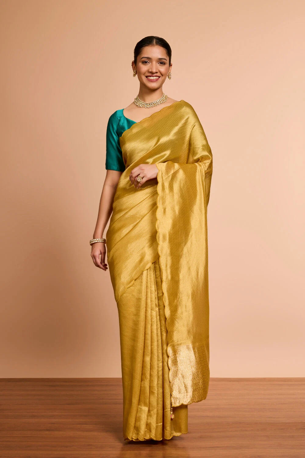 Elegant Yellow Party Wear Saree with Festive Glamour