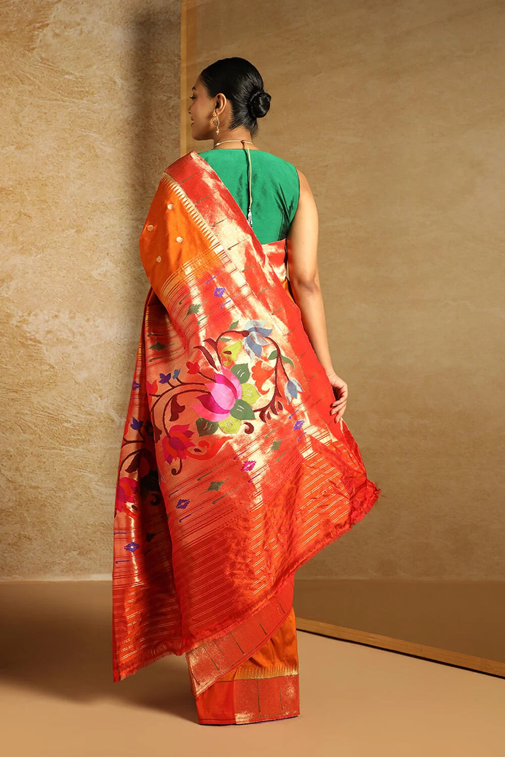 Bridal Wedding Silk Saree with Royal Traditional Elegance